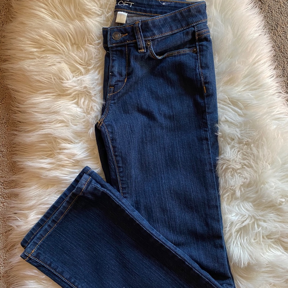 Ann Taylor Loft Jeans 4P original bootcut - Picture 2 of 4